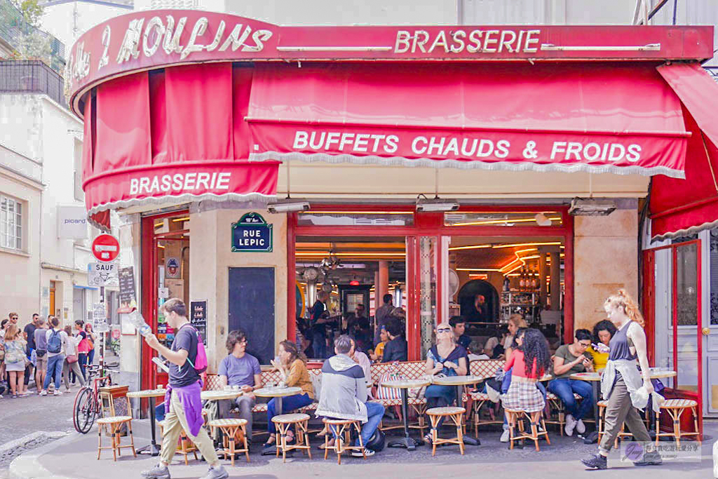 ∞旅遊∞法國。巴黎-雙磨坊咖啡館café les 2 moulins-走進電影艾蜜莉的場景/蒙馬特朝聖景點之一 @靜兒貪吃遊玩愛分享