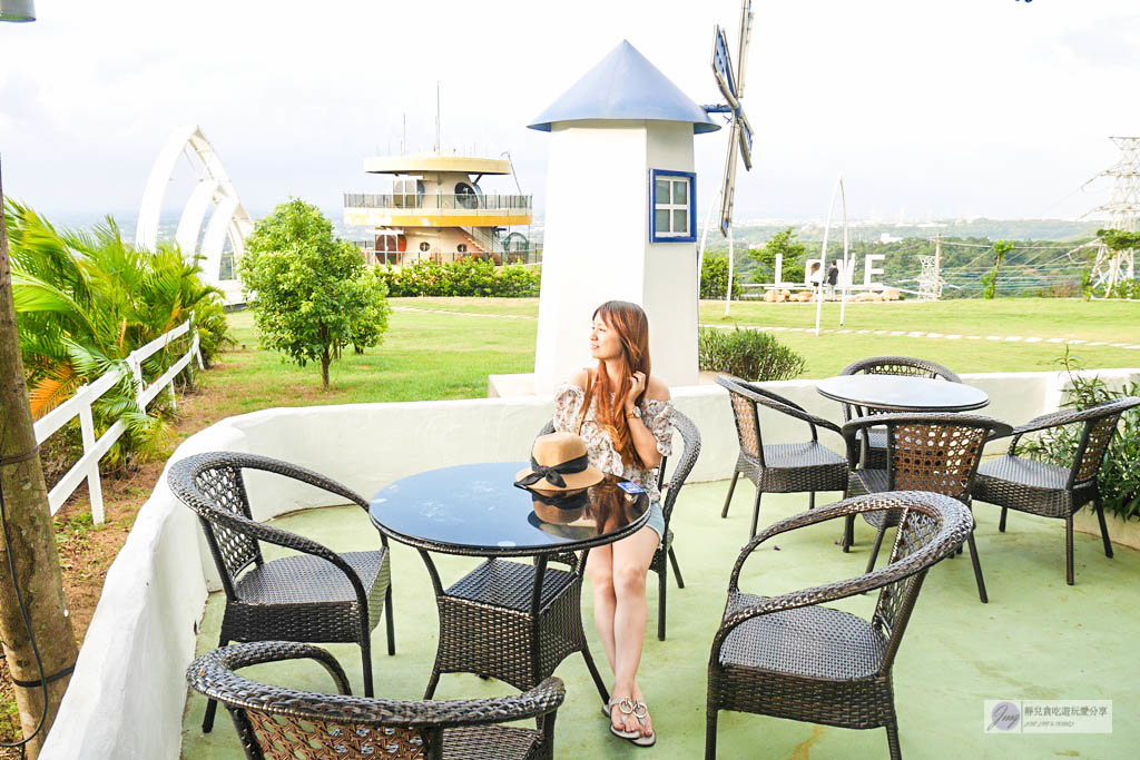 新竹湖口-山丘上景觀咖啡館-浪漫地中海風格與網美打卡牆/新竹景觀餐廳 @靜兒貪吃遊玩愛分享