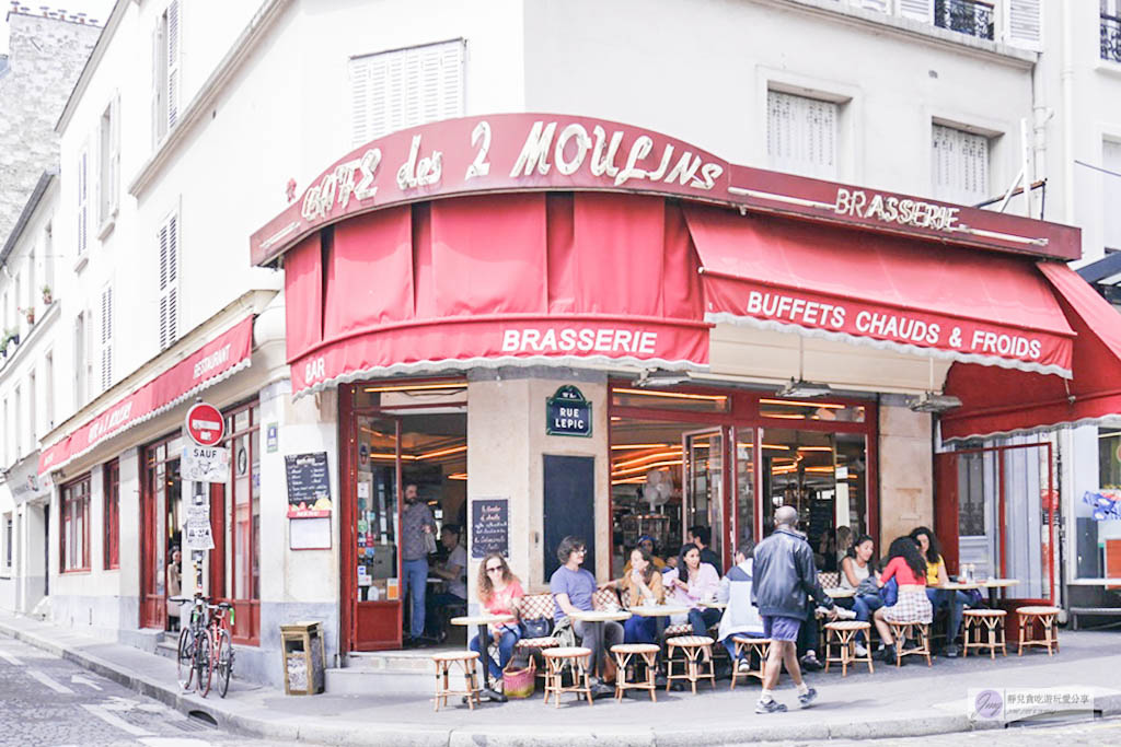 ∞旅遊∞法國。巴黎-雙磨坊咖啡館café les 2 moulins-走進電影艾蜜莉的場景/蒙馬特朝聖景點之一 @靜兒貪吃遊玩愛分享